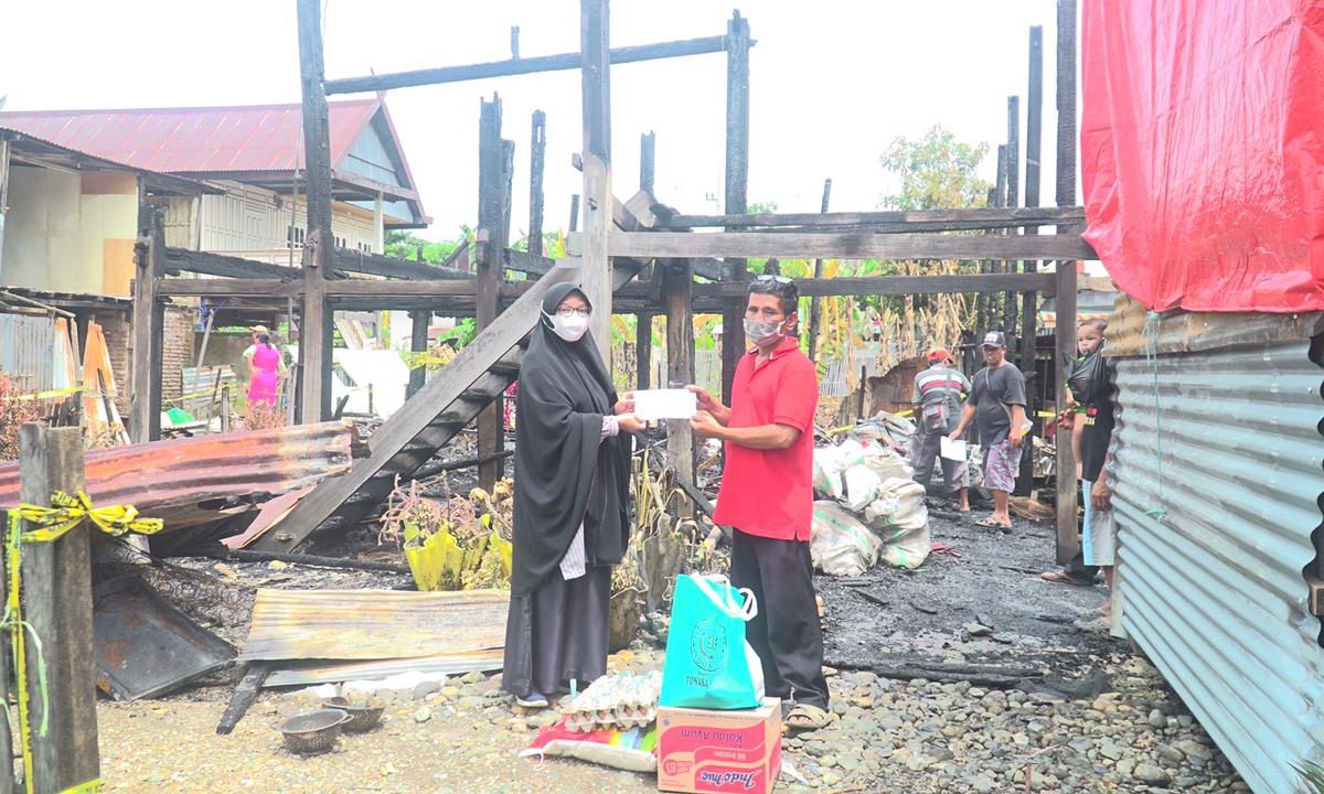 Semen Tonasa Peduli, Berbagi Duka Dengan Warga Terdampak Bencana