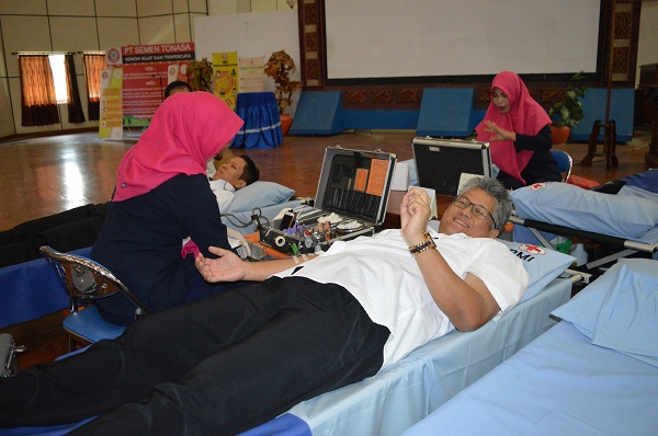 Rangkaian HUT, Semen Tonasa Gelar Donor Darah