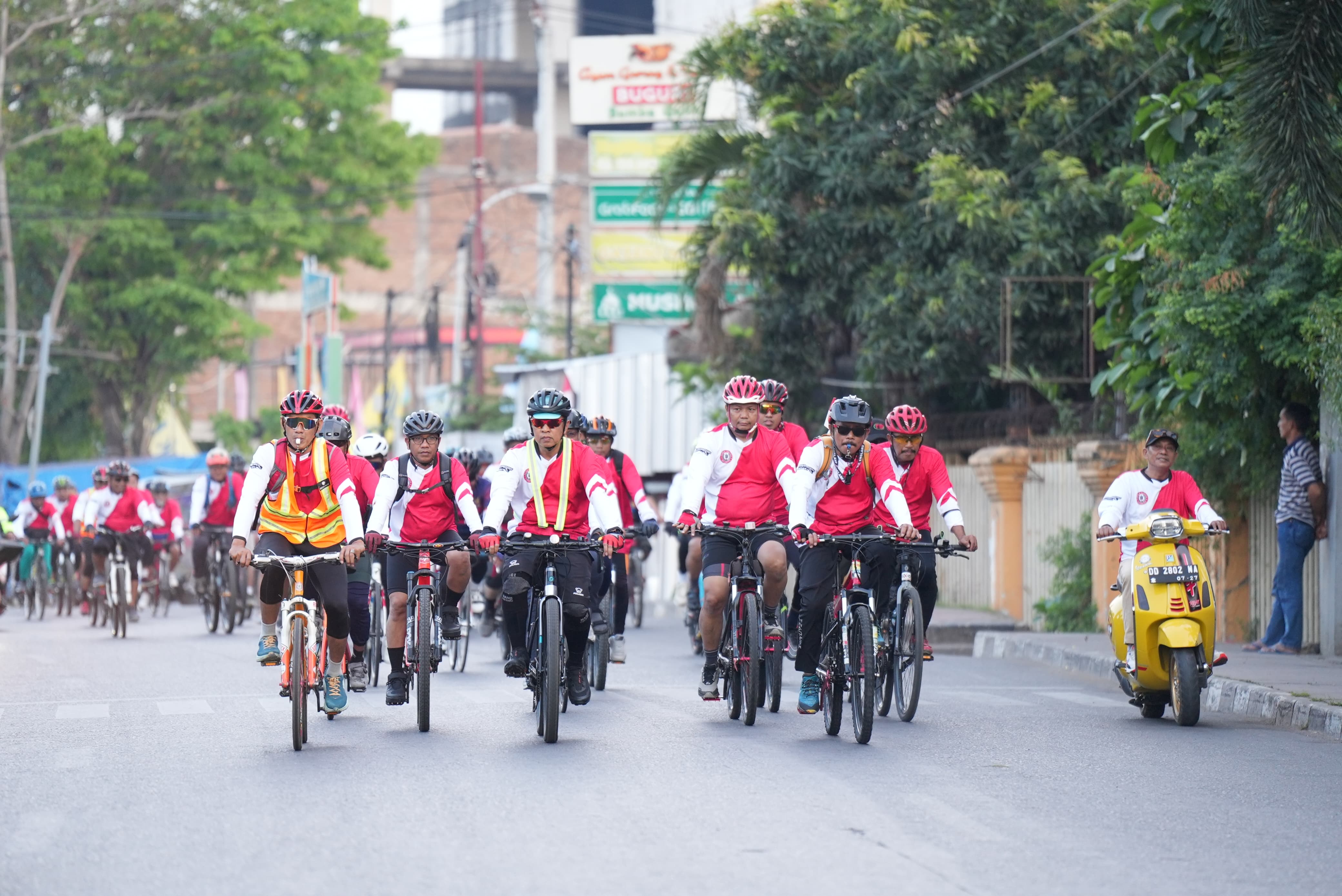 Meriahkan HUT RI ke 79 Tahun, PT Semen Tonasa Gelar Gowes Santai Merdeka