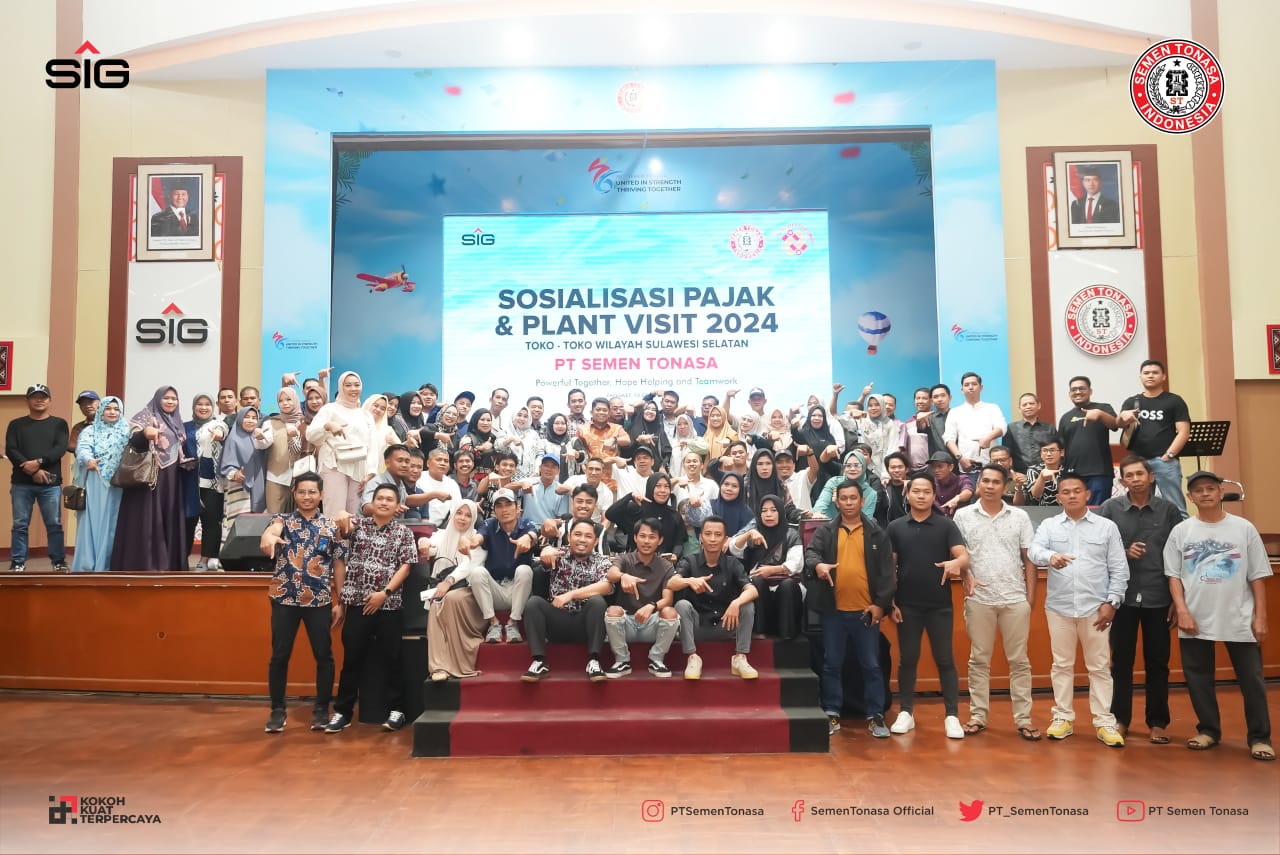 PT Semen Tonasa Ajak Distributor Dan Toko Bangunan Taat Pajak