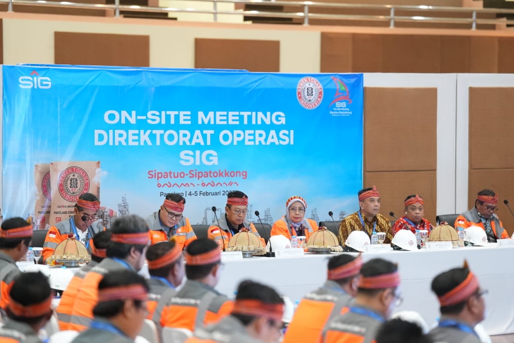 PT Semen Tonasa Gelar Kegiatan On Site Meeting Direktorat Operasi SIG