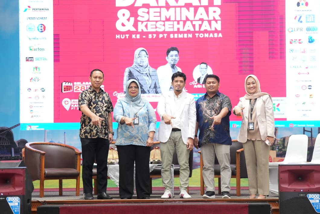PT Semen Tonasa Gelar Aksi Donor Darah dan Seminar Kesehatan dalam Rangka HUT ke-57