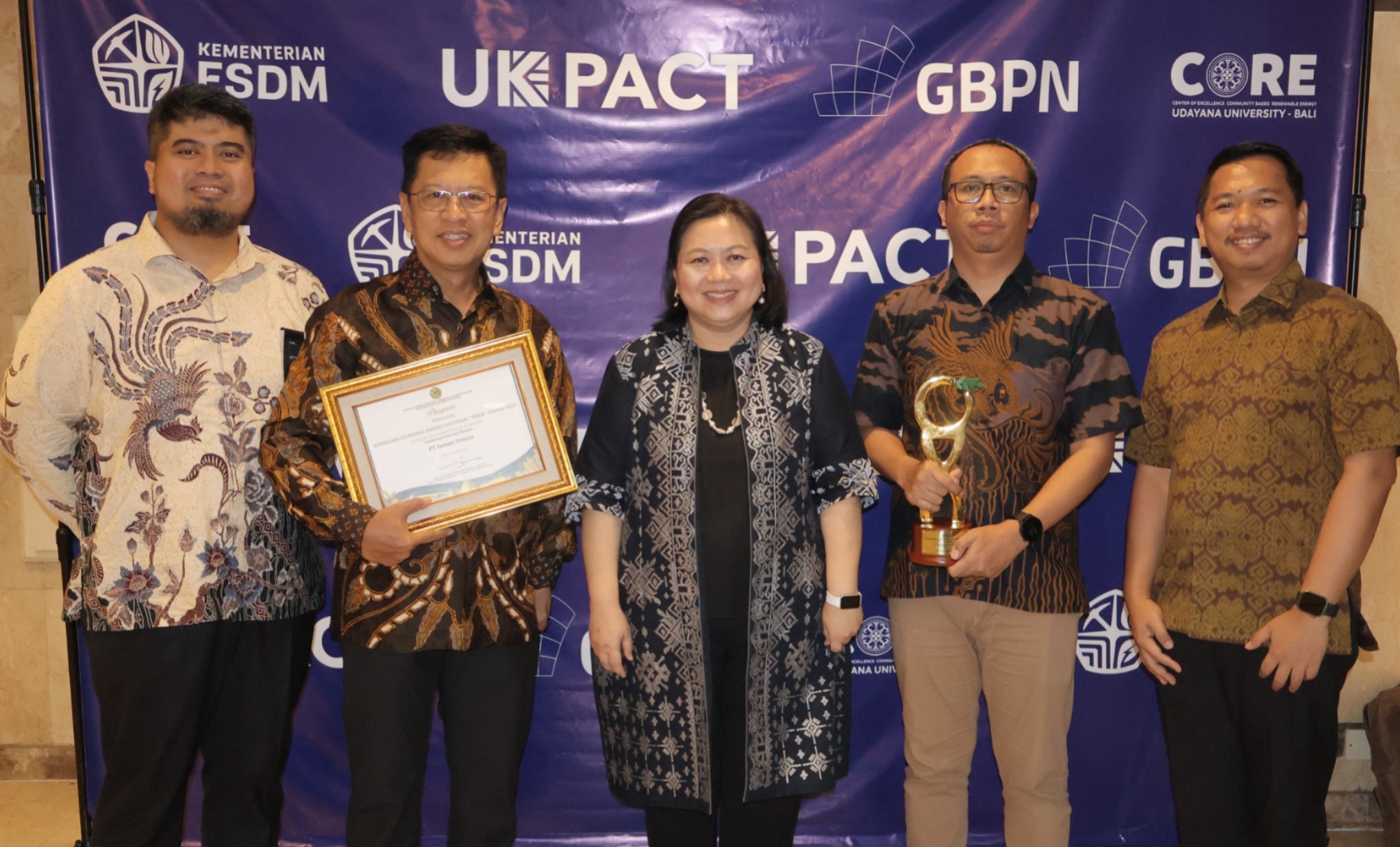 Komitmen Efisiensi Energi Berbuah Prestasi, PT Semen Tonasa Sabet PEEN 2025