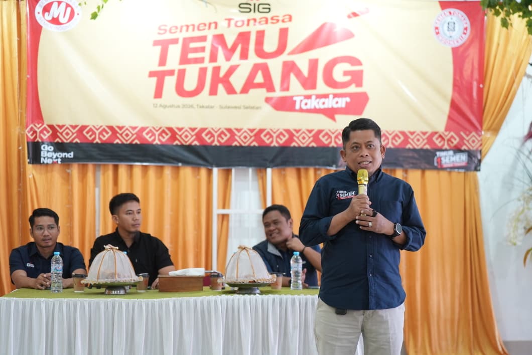 Antusias 100 Pekerja Bangunan di Takalar Ikuti Temu Tukang Semen Tonasa