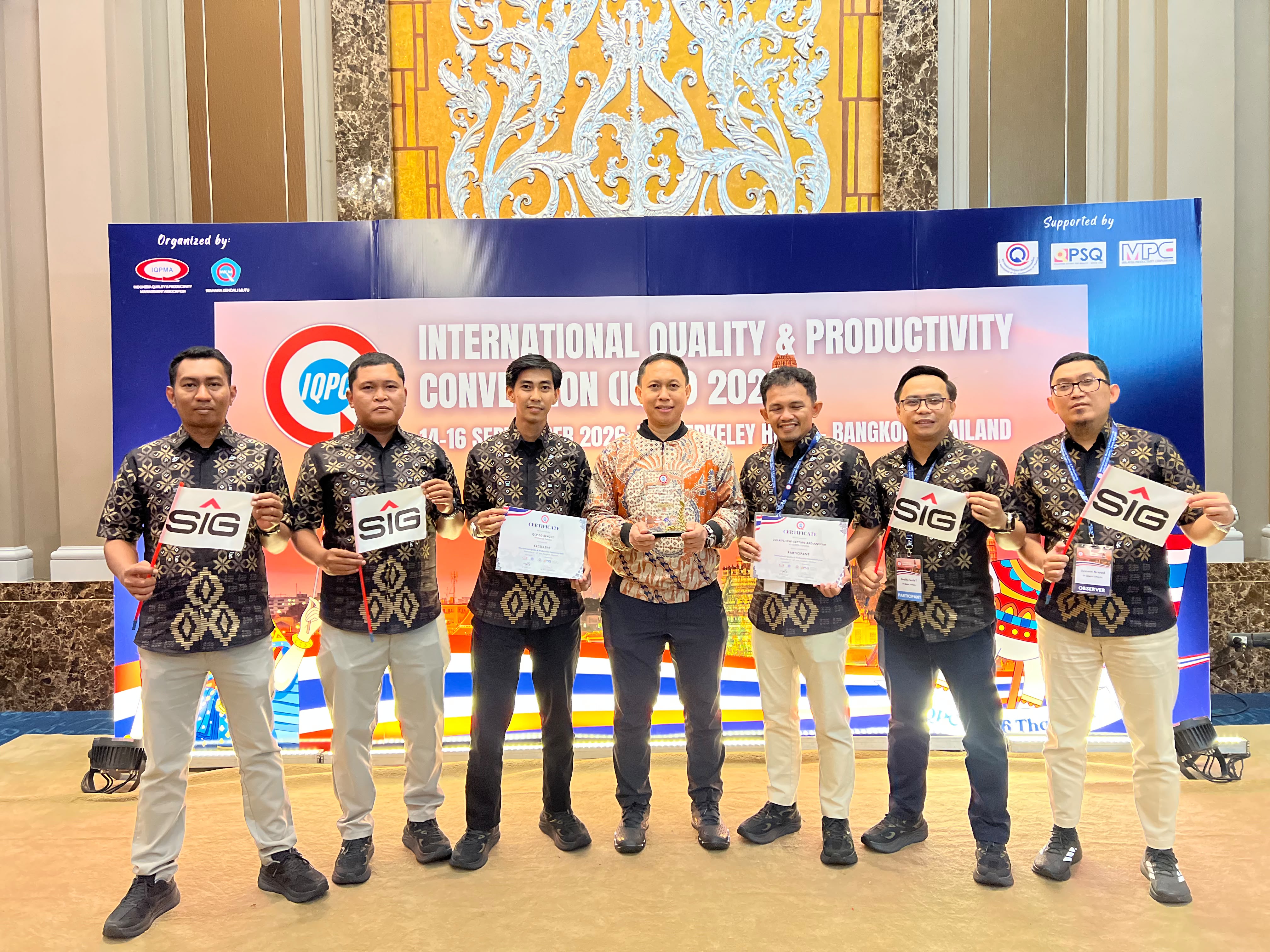 Go Beyond Semen Tonasa Raih Excellent di IQPC 2026 Bangkok, Efisiensi Energi Capai Rp15,7 Miliar